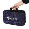 کیف کنسول بازی XBOX Series S طرح چریکی مشکی بنفش - Image 2