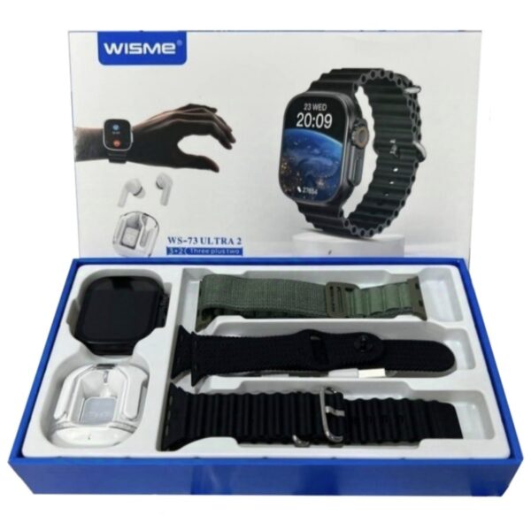 ساعت هوشمند و ایرپاد WISME مدل WS-73 Ultra 2