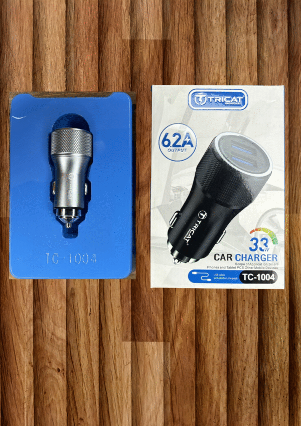 شارژر فندکی فست شارژ تریکتtc-1004