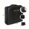 کیف کنسول بازی Fat PS5 طرح سوسماری مشکی - Image 2