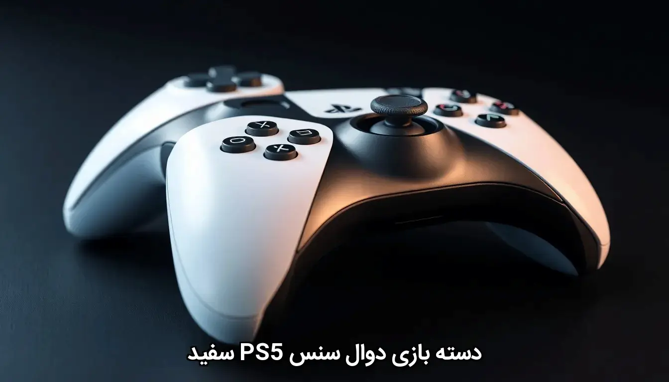 دسته بازی دوال سنس PS5 سفید 