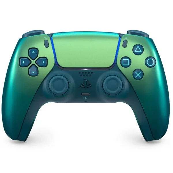 دسته بازی PS5 Dualsense سبز کروم
