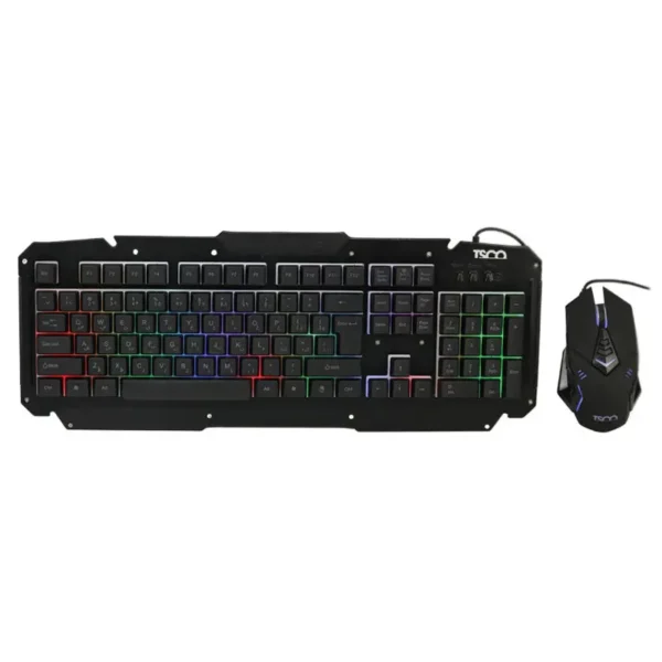 موس+ کیبورد گیمینگ با سیم مدل TSCO 8133